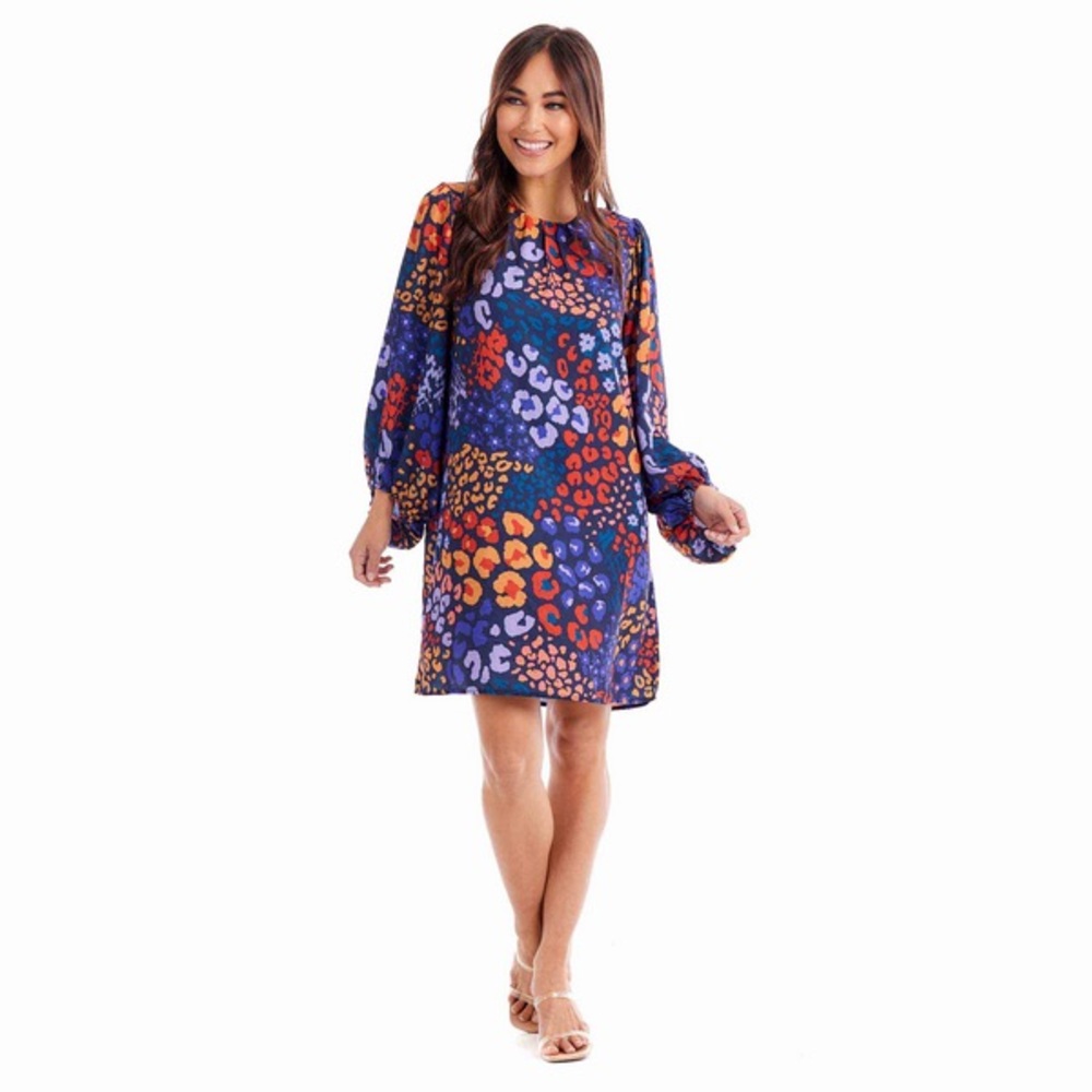Mud Pie Multicolor‎ Long Sleeve Maddy Dress